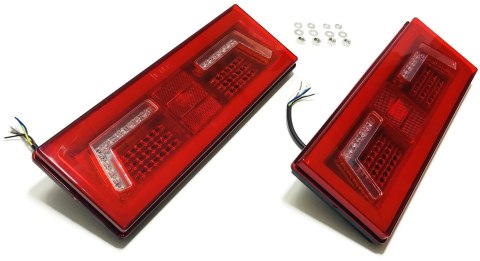 2X LAMPA LED TYLNA ZESPOLONA NEON TIR KMR 12V 24V