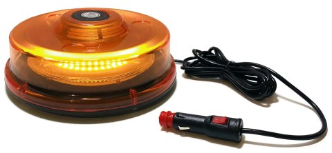 KOGUT LED UFO LAMPA OSTRZEGAWCZA STROBOSKOP MAGNES 12v 24v