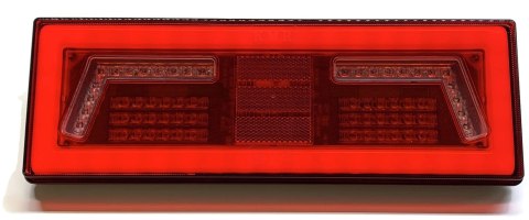 LAMPA LED TYLNA ZESPOLONA NEON PRZYCZEPA 12V 24V P