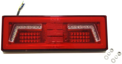 LAMPA LED TYLNA ZESPOLONA NEON PRZYCZEPA 12V 24V P