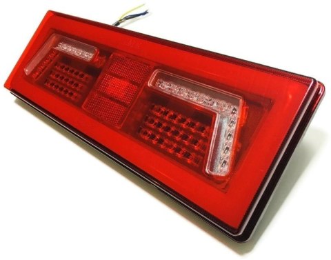 LAMPA LED TYLNA ZESPOLONA NEON PRZYCZEPA 12V 24V P