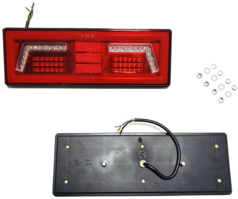 LAMPA LED TYLNA ZESPOLONA NEON PRZYCZEPA 12V 24V P