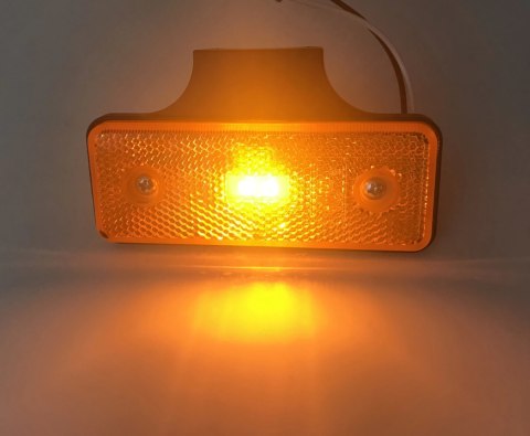 OBRYSÓWKA LED POMARAŃCZOWA LAMPA OBRYSOWA 12V 24V