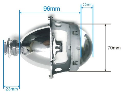 SOCZEWKA MINI H1 3.0 BIXENON HID KSENON PROJEKTOR