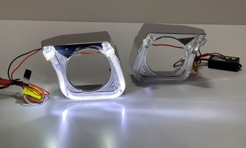 ZESTAW G147 VW OSŁONA MASKOWNICA SOCZEWEK LED DRL