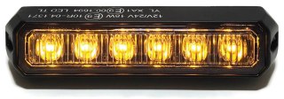 LAMPA OSTRZEGAWCZA 6 LED STROBOSKOP AUTOLAWETA TIR