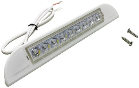 LAMPA PODŁUŻNA 9 LED LAMPKA WNĘTRZE KABINA 12V 24V