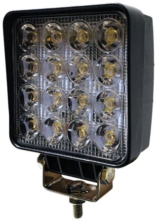 LAMPA ROBOCZA 16 LED HALOGEN SZPERACZ 48W 12V 24V