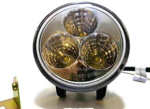 LAMPA ROBOCZA 3 LED MAŁA OKRĄGŁA HALOGEN 12V 24V