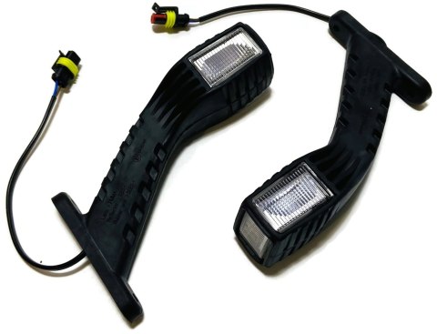 2X LAMPY OBRYSOWE LED OBRYSÓWKI GUMOWE DUŻE 12-24V