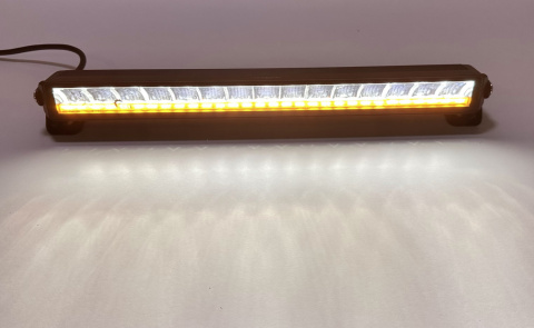 HALOGEN DROGOWY DALEKOSIĘŻNY 15 LED LAMPA OSTRZEGAWCZA BEZEL-LESS 12V 24V