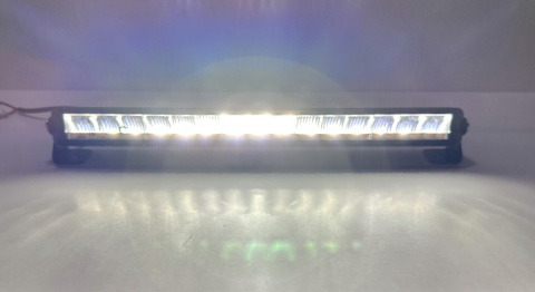 HALOGEN DROGOWY DALEKOSIĘŻNY 15 LED LAMPA OSTRZEGAWCZA BEZEL-LESS 12V 24V