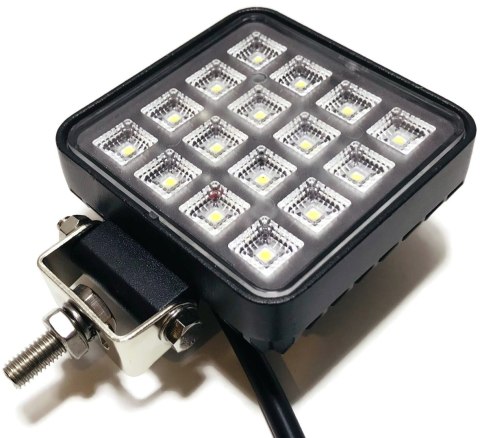 LAMPA ROBOCZA ROZPRASZAJĄCA 16 LED SMD WŁĄCZNIK