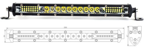 LIGHTBAR PANEL LED SMD LAMPA ROBOCZA COMBO MINI