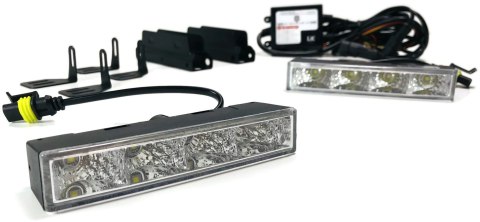 ŚWIATŁA JAZDY DZIENNEJ 4 LED HP PRO MAŁE 12V 24V