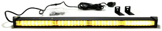 LIGHTBAR PASEK OSTRZEGAWCZY LED BELKA BŁYSKOWA STROBOSKOP 63CM SLIM 12V 24V