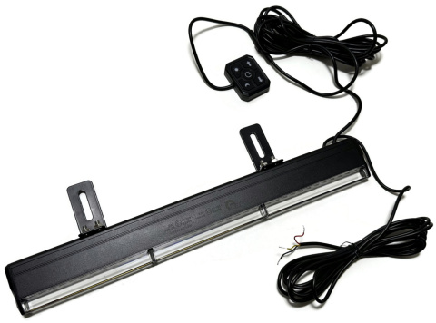 BELKA OSTRZEGAWCZA LED LIGHTBAR PASEK BŁYSKOWY 47CM SUPERSLIM PILOT 12V 24V