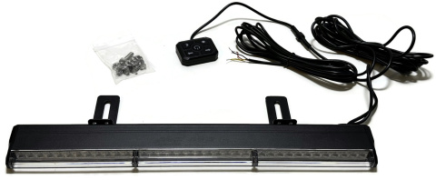 BELKA OSTRZEGAWCZA LED LIGHTBAR PASEK BŁYSKOWY 47CM SUPERSLIM PILOT 12V 24V