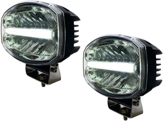 ZESTAW 2X HALOGEN DROGOWY DALEKOSIĘŻNY LED EGG CREE REFLEKTOR TIR 12V 24V