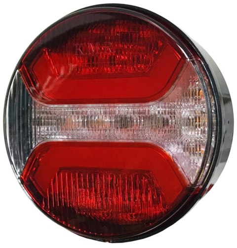 LAMPA LED ZESPOLONA TYLNA OKRĄGŁA Z NEONEM 12V 24V