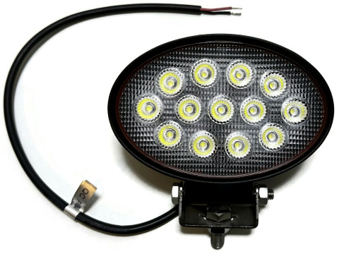 LAMPA ROBOCZA LED ELIPTYCZNA OWALNA HALOGEN SZEROKOKĄTNY FLOOD 31W 12V 24V