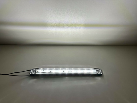 LAMPKA POZYCYJNA OBRYSOWA LED OBRYSÓWKA PODŁUŻNA DIODOWA 25CM BIAŁA 12V 24V