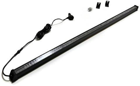 LIGHTBAR OSTRZEGAWCZY LED BELKA BŁYSKOWA STROBOSKOP PASEK 120CM SLIM 12-24V