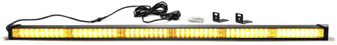 LIGHTBAR OSTRZEGAWCZY LED BELKA BŁYSKOWA STROBOSKOP PASEK 92CM SLIM 12V 24V