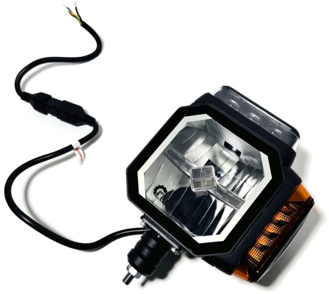 2x Reflektor LED drogowe mijania kierunki pozycja PM grzany klosz 12v 24v