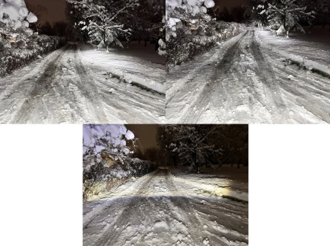 2x Reflektor LED drogowe mijania kierunki pozycja PM grzany klosz 12v 24v