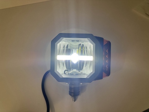 2x Reflektor LED drogowy mijania kierunkowskaz pozycja grzany klosz 12v 24v