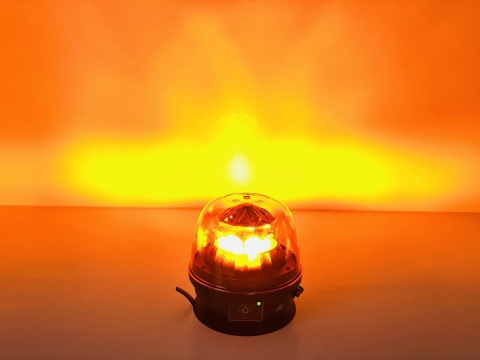 Kogut led bezprzewodowy lampa ostrzegawcza akumulator homologacja 6H pracy