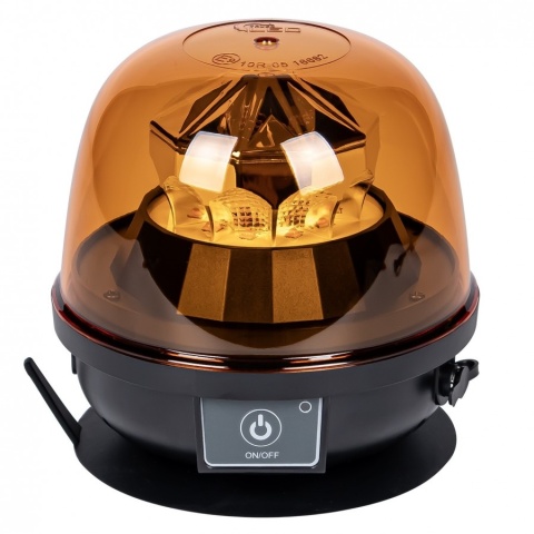 Kogut led bezprzewodowy lampa ostrzegawcza akumulator homologacja 6H pracy