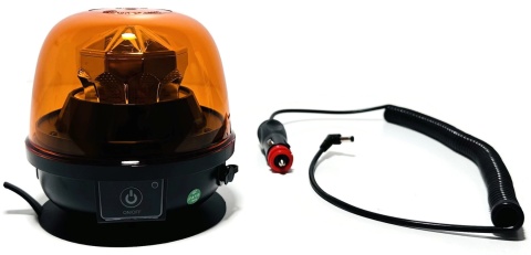 Kogut led bezprzewodowy lampa ostrzegawcza akumulator homologacja 6H pracy