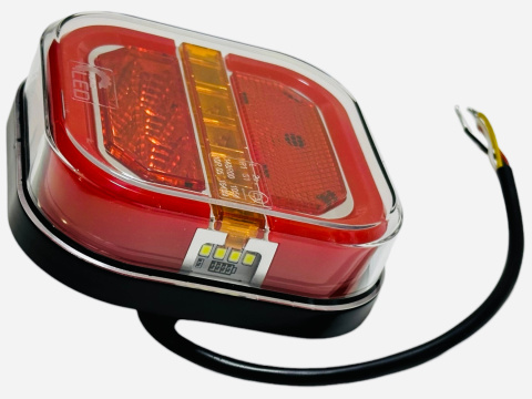 LAMPA LED ZESPOLONA TYLNA NEON2 PŁYNĄCY KIERUNKOWSKAZ PRZYCZEPKA 12V 24V L