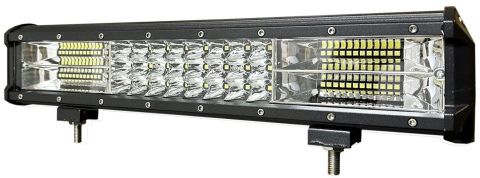 LIGHTBAR 72 LED REFLEKTOR SZPERACZ COMBO DALEKOSIĘŻNY ROBOCZY 37CM 12V 24V