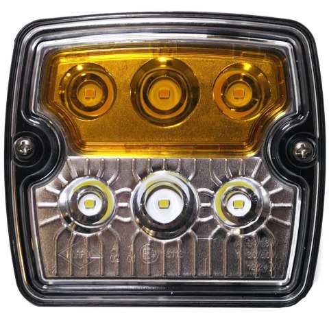 2x Lampa LED przednia zespolona pozycja kierunkowskaz traktor ciągnik 12-24