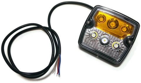 2x Lampa LED przednia zespolona pozycja kierunkowskaz traktor ciągnik 12-24