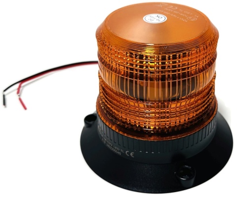 Lampa błyskowa ostrzegawcza led wózek widłowy kogut żółty 10-110v Lampa błyskowa ostrzegawcza led wózek widłowy kogut żółty 10-110v