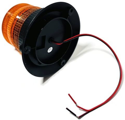 Lampa błyskowa ostrzegawcza led wózek widłowy kogut żółty 10-110v Lampa błyskowa ostrzegawcza led wózek widłowy kogut żółty 10-110v