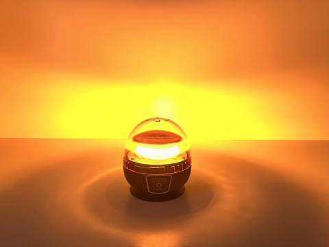 Lampa ostrzegawcza LED bezprzewodowa kogut led na akumulator + PILOT
