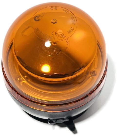 Lampa ostrzegawcza LED bezprzewodowa kogut led na akumulator + PILOT