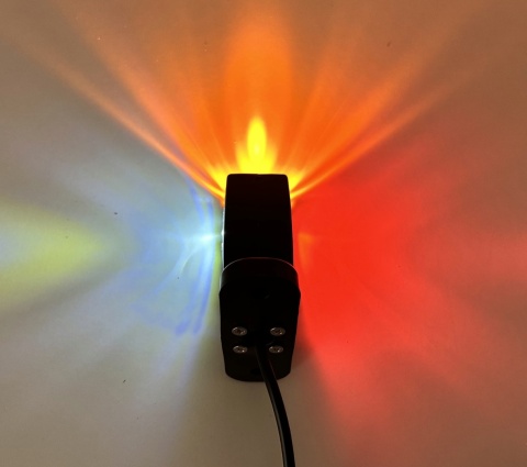 Obrysówka lampa obrysowa LED 10cm KMR8 gumowa krótka 3-kolory 12v 24v