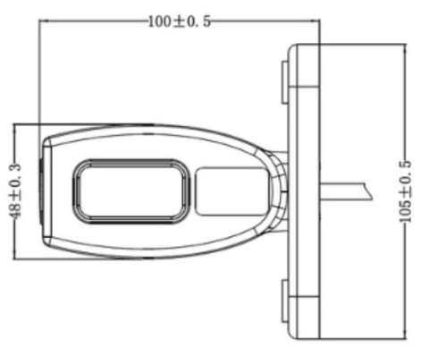 Obrysówka lampa obrysowa LED 10cm KMR8 gumowa krótka 3-kolory 12v 24v