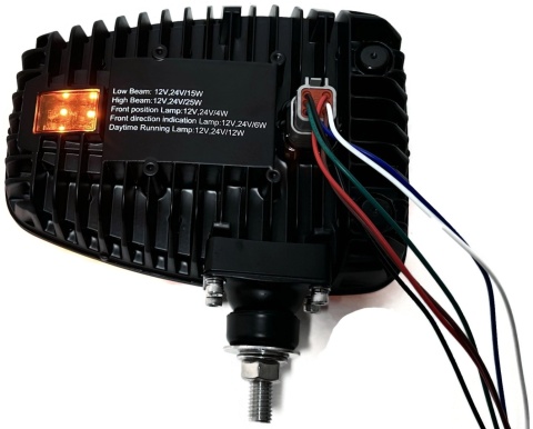 Reflektor LED mijania drogowe kierunki dzienne pozycja lampa przód 12-24v L