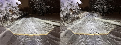 Reflektor LED mijania drogowe kierunki dzienne pozycja lampa przód 12-24v L