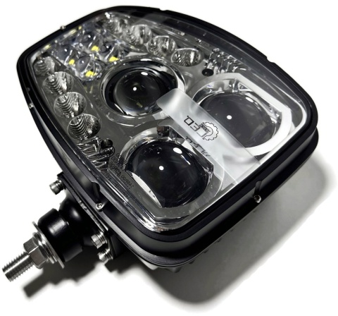 Reflektor LED drogowy mijania kierunki DRL pozycja lampa przód 12-24v P