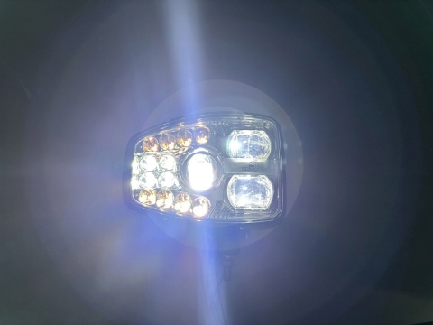 Reflektor LED drogowy mijania kierunki DRL pozycja lampa przód 12-24v P