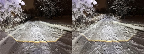 Reflektor LED drogowy mijania kierunki DRL pozycja lampa przód 12-24v P