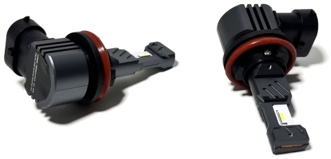 Żarówki samochodowe led H11 H8 HYBRID Canbus mijania drogowe H9 H16 12v